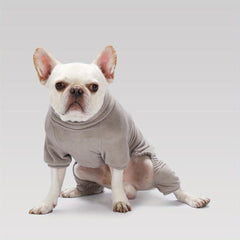 Laifug Embroidered Dog Onesie Turtleneck Dog Pajamas