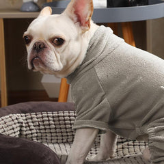 Laifug Embroidered Dog Onesie Turtleneck Dog Pajamas