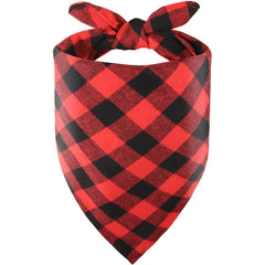 JOYTALE Classic Plaid Scarf Bandana for Dogs