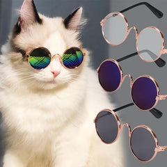 Pet Round Sunglasses - UV Protection & Style