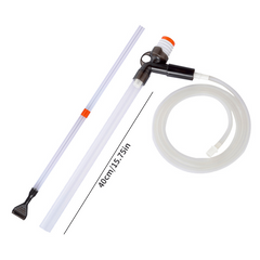 Fish Tank Vacuum Gravel Water Filter Siphon Wiper Changer