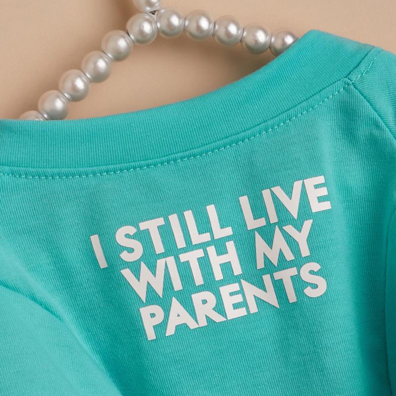 Funny Dog Tee - Still Live With My Parents - Small/Medium