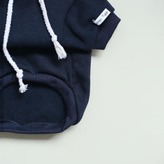 Lined Pet Hooded Sweatshirt Drawstring Dog Hoodie