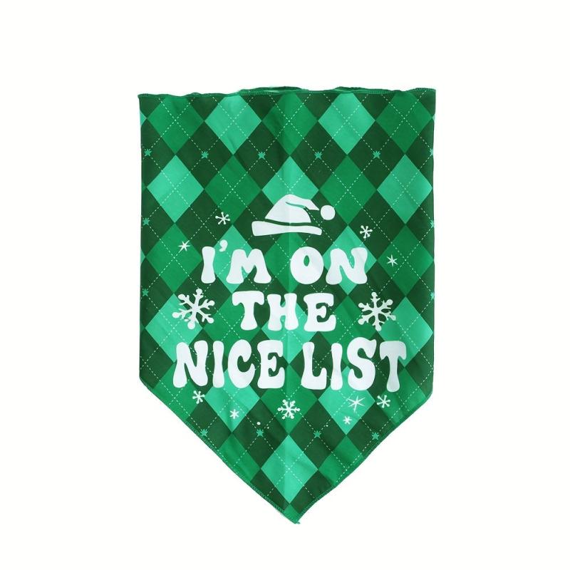 Pet Christmas Triangle Scarf Dog Saliva Towel Neck Cover Accessories