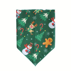 Pet Christmas Triangle Scarf Dog Saliva Towel Neck Cover Accessories