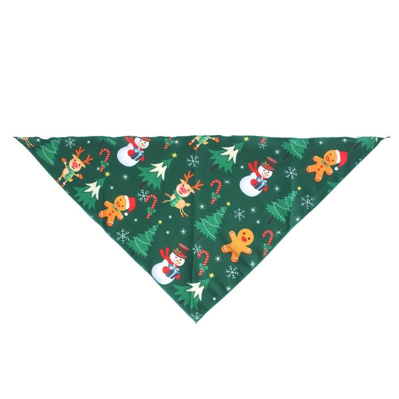 Pet Christmas Triangle Scarf Dog Saliva Towel Neck Cover Accessories