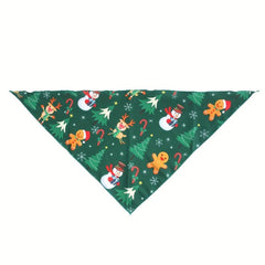 Pet Christmas Triangle Scarf Dog Saliva Towel Neck Cover Accessories