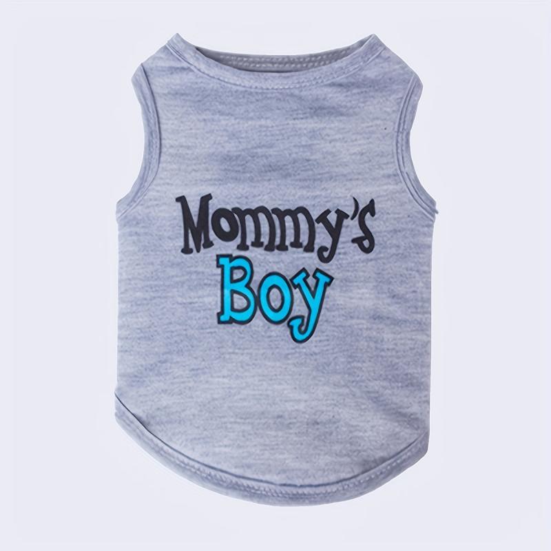 Mommy's Boy Pet Dog Tank Top And Cat T-shirt