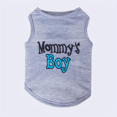 Mommy's Boy Pet Dog Tank Top And Cat T-shirt