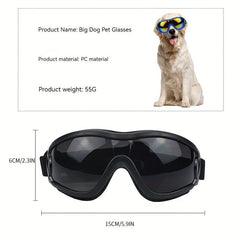 Dog Goggles UV Protection Sunglasses For Medium Large Dogs Dustproof Windproof