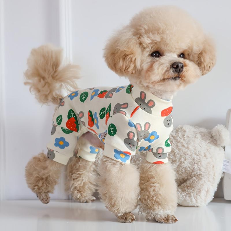 Adorable Rabbit Pattern Dog Pajamas