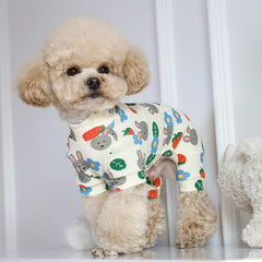 Adorable Rabbit Pattern Dog Pajamas