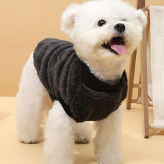 Pet Double Sided Plush Warm Sweater Cats Dogs Winter Coat Jacket