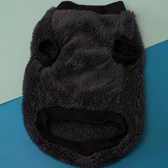 Pet Double Sided Plush Warm Sweater Cats Dogs Winter Coat Jacket