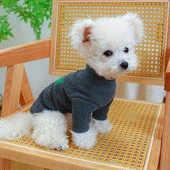 Rock Graphic Pet Turtleneck Sweater For Dog