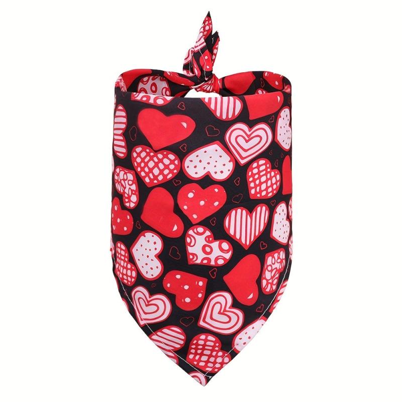Pet Bandana Cat and Dog Saliva Towel Triangle Scarf for Festive Celebrations