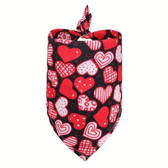 Pet Bandana Cat and Dog Saliva Towel Triangle Scarf for Festive Celebrations