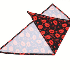 Pet Bandana Cat and Dog Saliva Towel Triangle Scarf for Festive Celebrations