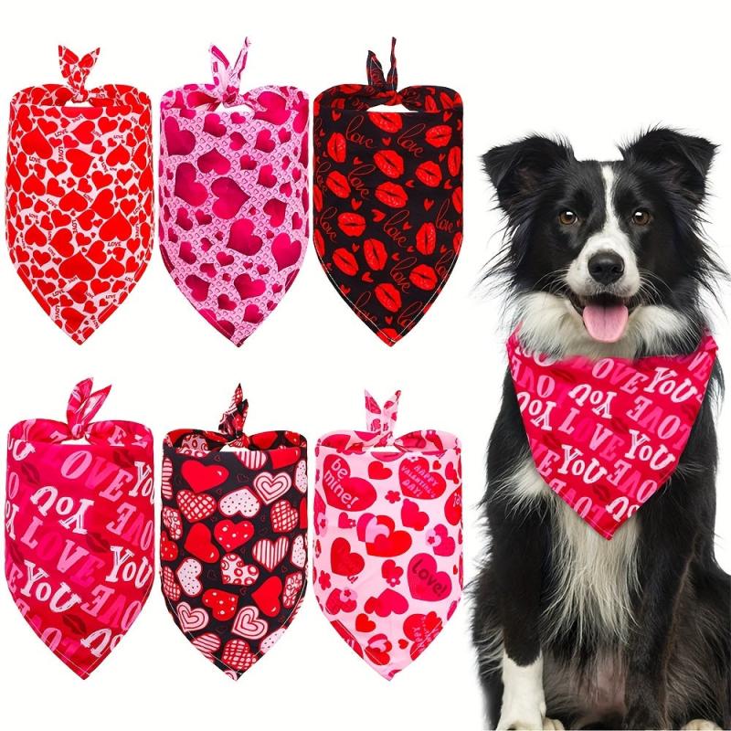 Pet Bandana Cat and Dog Saliva Towel Triangle Scarf for Festive Celebrations