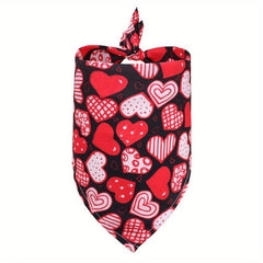 Pet Bandana Cat and Dog Saliva Towel Triangle Scarf for Festive Celebrations