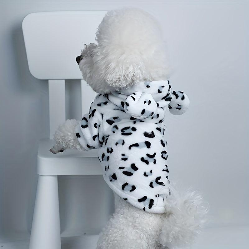 Pet Hoodie Sweatshirt With Little Bear Ears Dog Sweaters