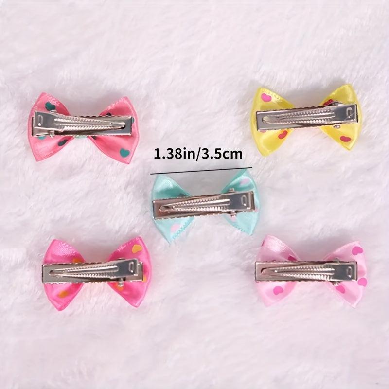 Pet Bowknot Hair Clips for Dog and Cat, Headwear Accessories