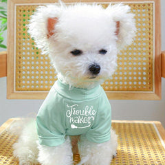 Soft Dog T Shirt for Small and Medium Dogs - Stylish Pet Clothes
