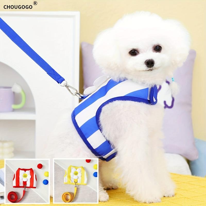 Summer Sunflower Pet Harness & Leash Set