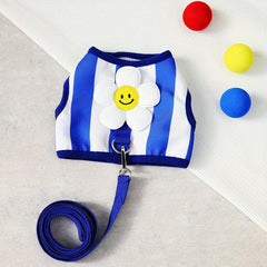 Summer Sunflower Pet Harness & Leash Set