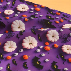 Halloween Pet Scarf Cracked Hand Bone Graphic Dog Saliva Towel