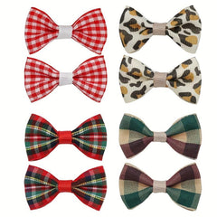 20pcs Puppy Dog Hair Bows w/ Metal Clips Hair Accessories for Stylish Look