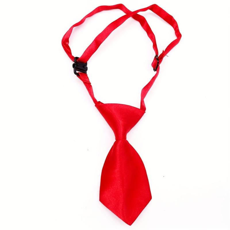 10pcs Mixed Random Pet Solid Small Neck Ties For Small Dogs