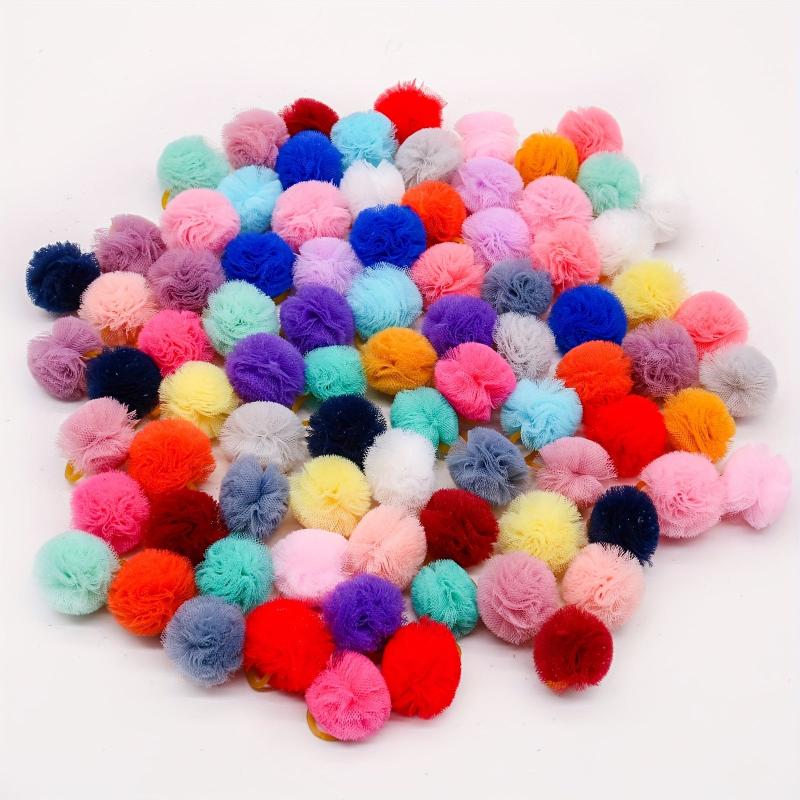 50 Colorful Pet Hair Bows for Dogs - Headwear & Accessories