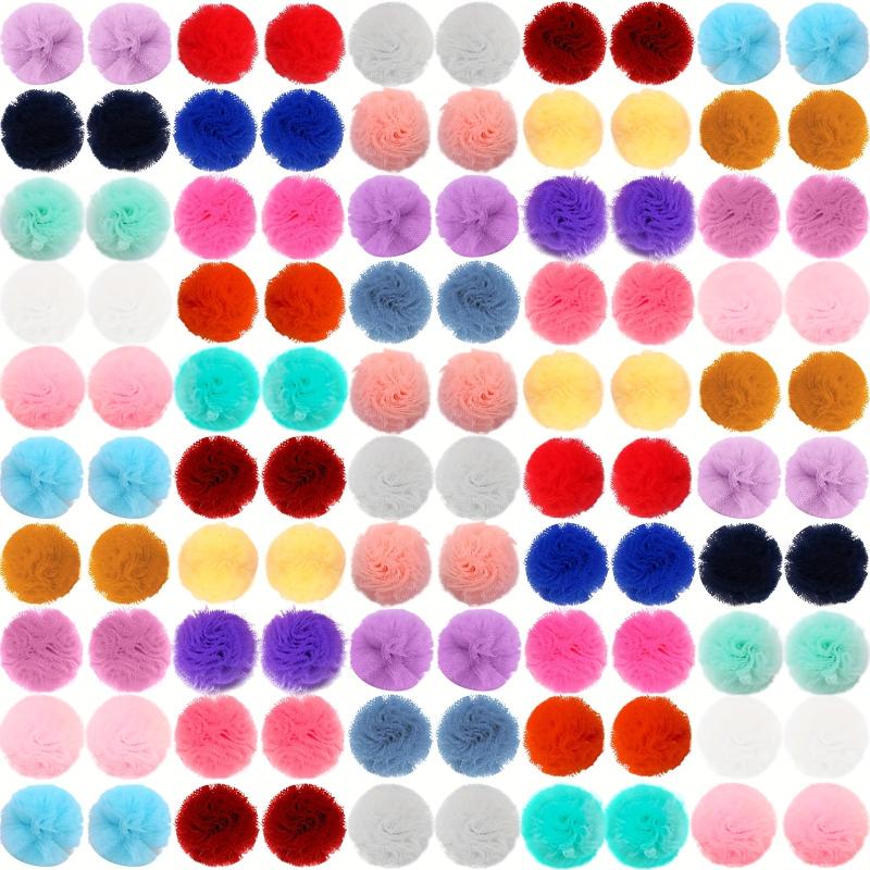 50 Colorful Pet Hair Bows for Dogs - Headwear & Accessories