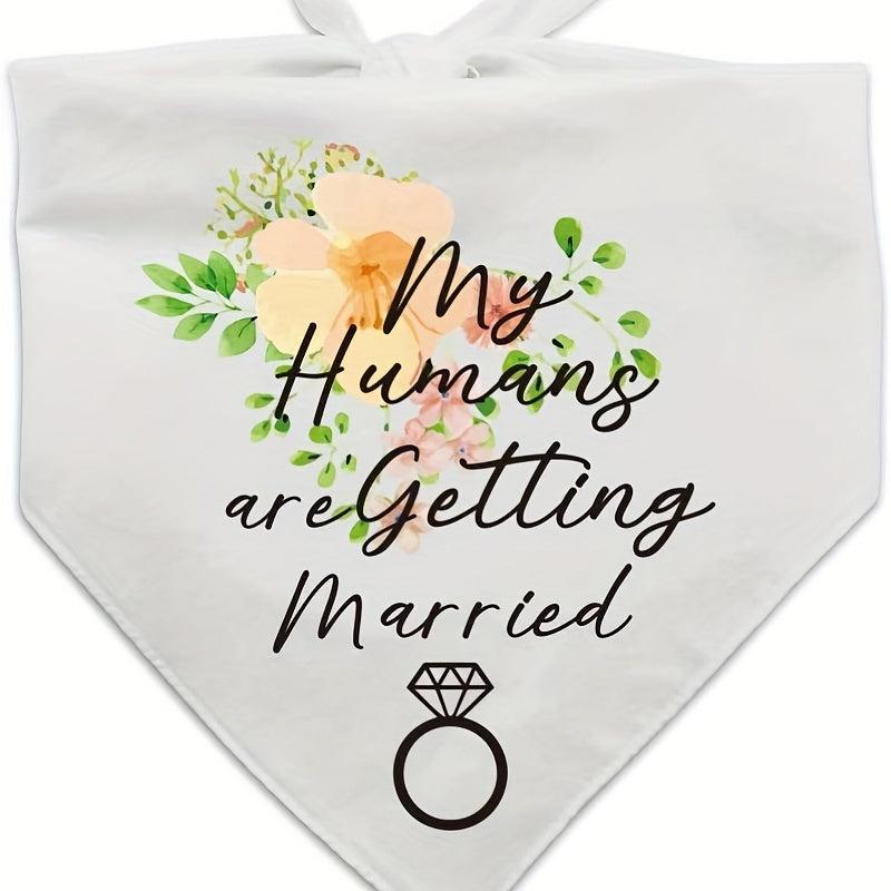 Chic Wedding Dog Bandana for Special Occasions
