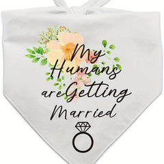 Chic Wedding Dog Bandana for Special Occasions