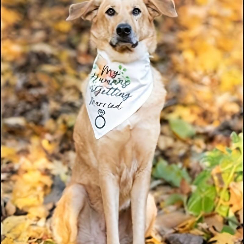 Chic Wedding Dog Bandana for Special Occasions