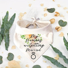 Chic Wedding Dog Bandana for Special Occasions