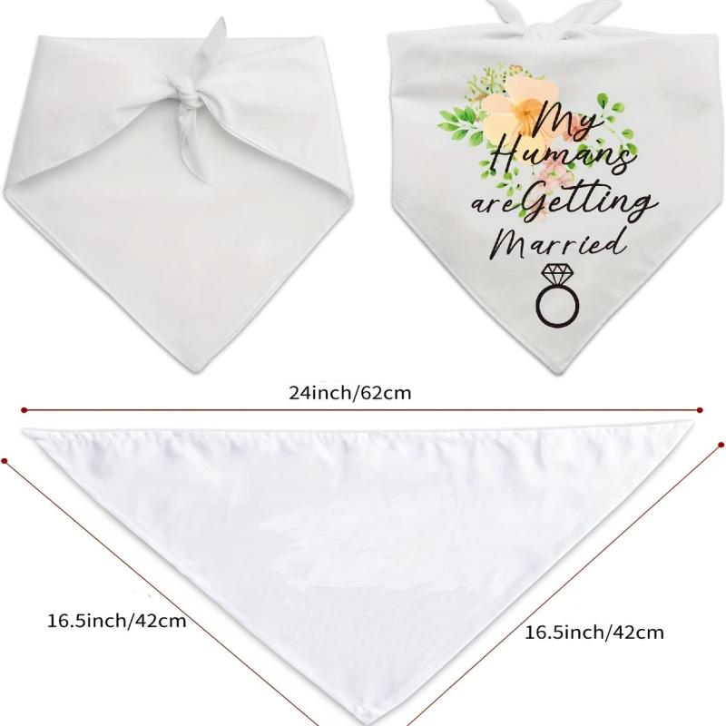 Chic Wedding Dog Bandana for Special Occasions