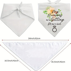Chic Wedding Dog Bandana for Special Occasions