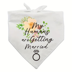 Chic Wedding Dog Bandana for Special Occasions