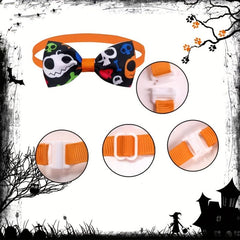 Halloween Pet Tie Cat Dog Adjustable Collar Decoration