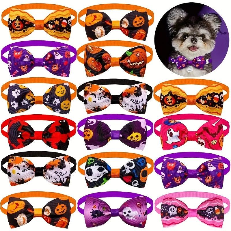 Halloween Pet Tie Cat Dog Adjustable Collar Decoration