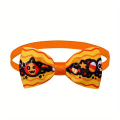 Halloween Pet Tie Cat Dog Adjustable Collar Decoration
