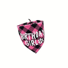 Pet Birthday Bandana & Hat Set for Cats and Dogs