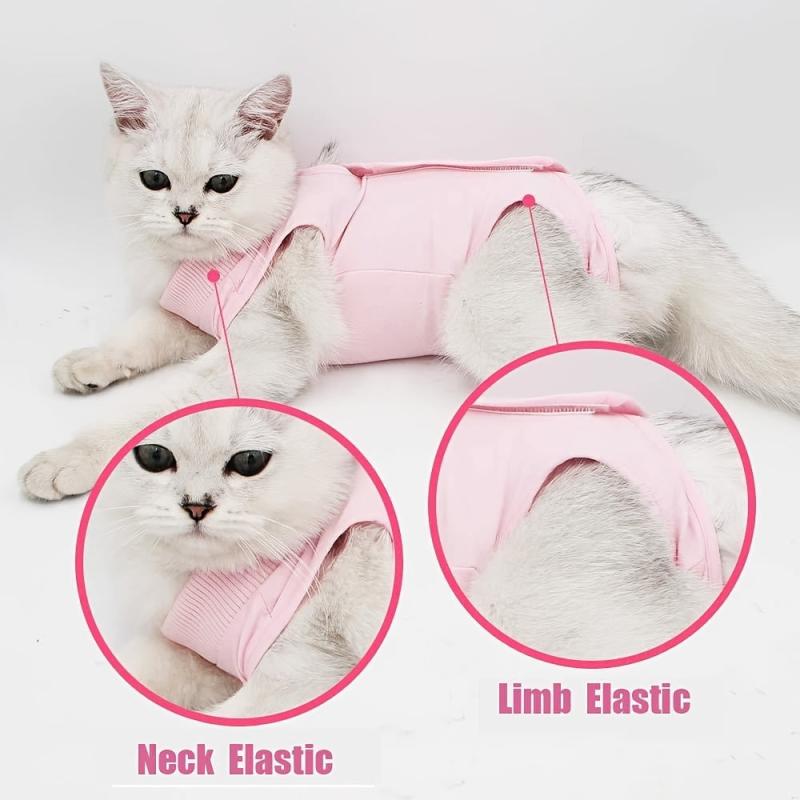 1pc Cat Recovery Suit For Female Cats Indoor Use