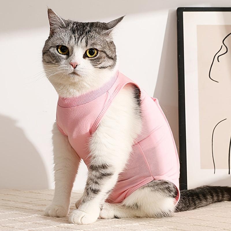 1pc Cat Recovery Suit For Female Cats Indoor Use