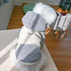 Thick Fleece Dog Jacket for Winter Outdoor Activities