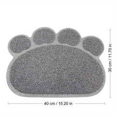 Cat Paw Non-Slip Litter Mat Waterproof Trapping Mat