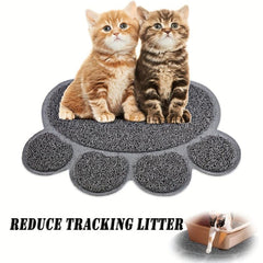 Cat Paw Non-Slip Litter Mat Waterproof Trapping Mat